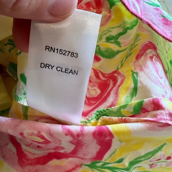 Haley and the Hound Floral Scalloped Ruffle Cap Sleeveless Dress / small - Picture 15 of 15